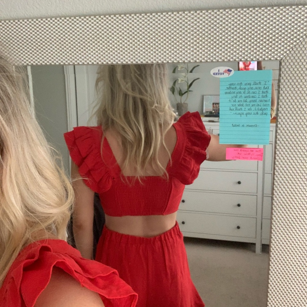 Red Matching Set - Picture 2 of 2